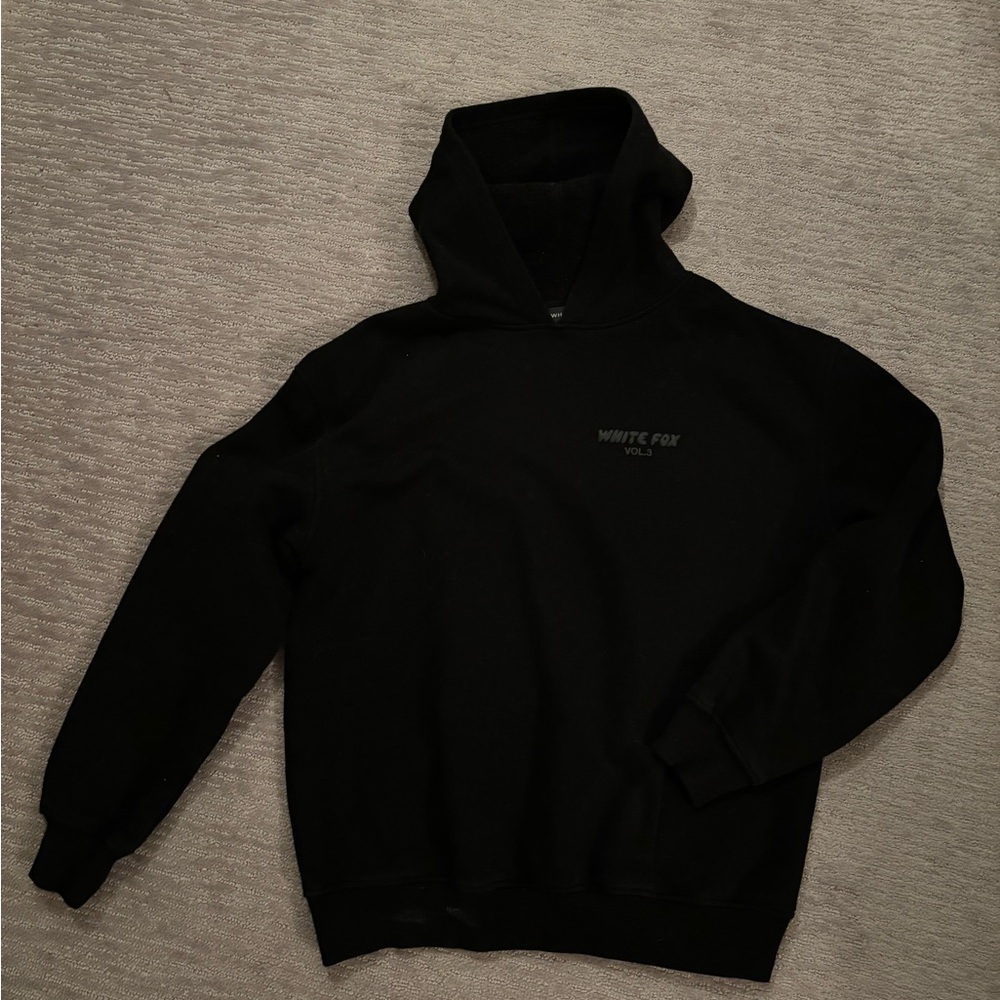 White fox hoodie